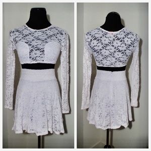 Geebin Flores White Lace Set